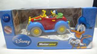 Disney Motorama Die cast Metal Collection 124 Donald Duck  