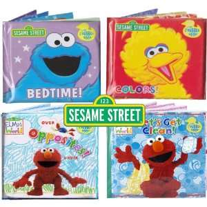 com Sesame Street® Bath Time Bubble Books Featuring the Elmo, Grover 