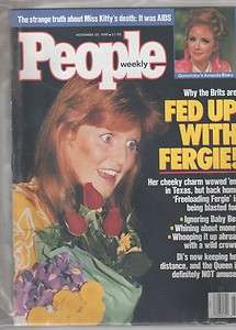 People Weekly 1989 November 20 Fergie, Amanda Blake  