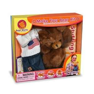     Make Your Bear Kit   Patriotic Sweater with Jeans Toys & Games