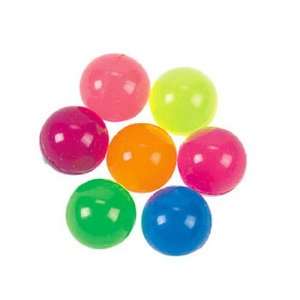  Neon Bouncing Balls (144 pc) Toys & Games