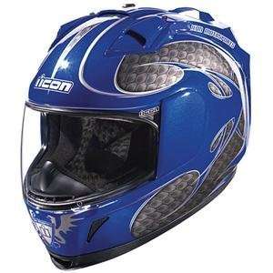  Icon Domain 2 Serpecant Helmet   X Large/Blue Automotive