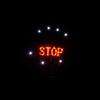 Car Warning Stop Sign with Multicolor LED Flash Light  
