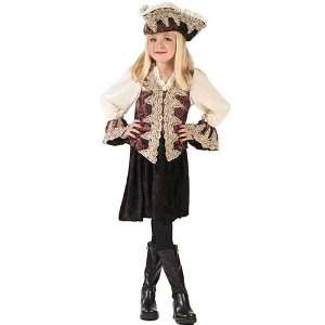  Deluxe Girls Pirate Halloween Costume Size Large (12 14 