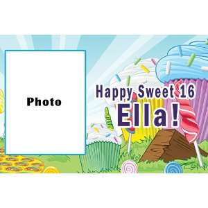  Cupcake and Candy Dreams Square Photo Banner 18 x 54 All 