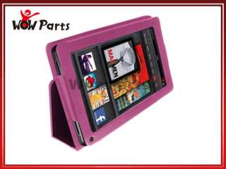   Folio PU Leather Case Cover w/Stand for  Kindle Fire 7  