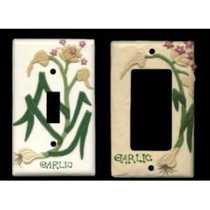  Garlic Plant Switchplate by Joan