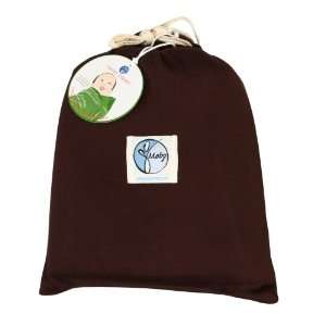 Moby Wrap 100% Cotton Swaddle Blanket, Chocolate