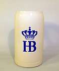 HB HOFBRAUHAUS AM PLATZI Germany 7 1/2 BEER STEIN 1L  