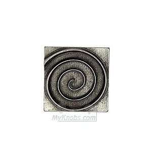 Emenee mini pewter accent tiles 13/16 x 13/16 small circular scroll