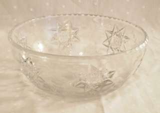 Hawkes Crystal AB American Brilliant 8 Inch Glass Bowl  