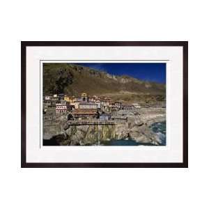  Badrinath On Alaknanda River Uttar Pradesh India Framed 