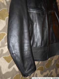 60s/70s VINTAGE AUSTRIAN MOTORCYCLE POLICE LEATHER JACKET  
