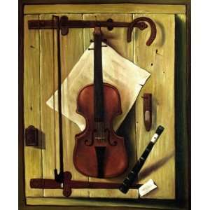   Life   Violin and Music by William Michael Harnett