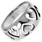 925 Sterling Silver Open Cut Heart Love Valentines day