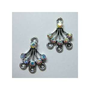  Jolees Boutique Crystal AB Chandelier Spray Earrings 