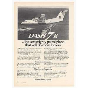  1975 de Havilland Canada Dash 7R Patrol Plane Photo Print 