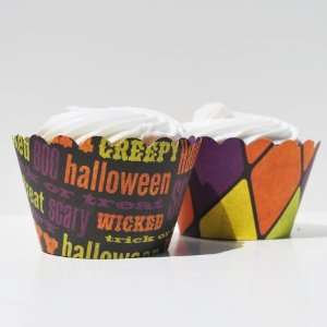 Halloween Scream Reversible Cupcake Wrappers (set of 48)
