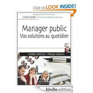 Manager public  Vos solutions au quotidien (French Edition 