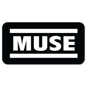  MUSE English music band sticker decal 6 x 3 Everything 