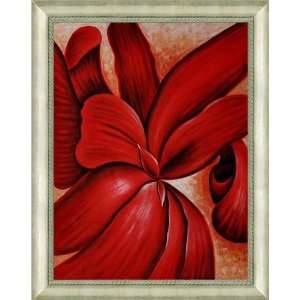 Art Reproduction Oil Painting   OKeeffe Paintings Red Cannas   Extra 