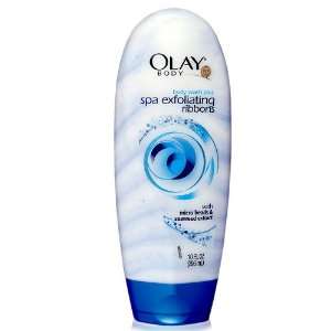  Olay Body Wash Plus Spa Exfoliating Ribbons, 10 Oz (Pack 