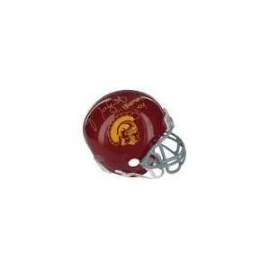   Leinart USC Mini Helmet w/ Heisman 2004 (TS Auth)