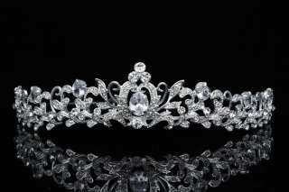 Bridal Wedding Swarovski Crystal Crown Tiara V622  