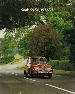 Saab 96 V4 Saloon 95 V4 Estate 1972 73 UK Market Sales Brochure  