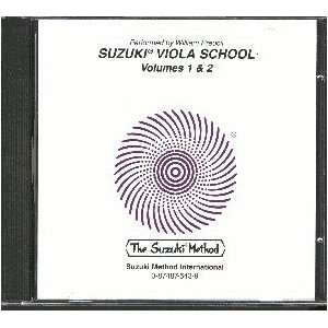 Suzuki Viola School Volumes 1 & 2   Compact Disc (Preucil)