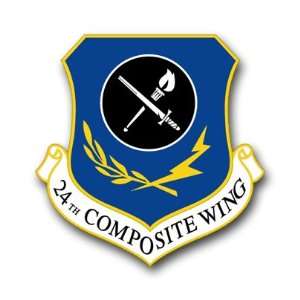  US Air Force 24th Composite Wing Decal Sticker 5.5 