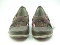 New MERRELL PLIE Leather Coffee Bean Mary Jane Flats Shoes Women 11 