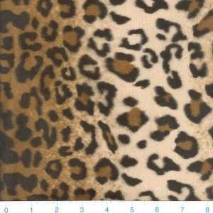   Wavy Faux Fur Fabric Leopard Brown By The Yard Arts, Crafts & Sewing