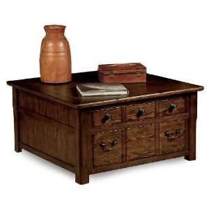 Lane   Grand Junction Square Storage Cocktail Table W/Casters   11931 