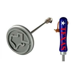  State of Texas BBQ Branding Iron and Grilling Tool Patio 