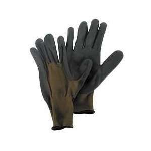 Condor 4NMP7 Palm Coated Glove, Brown/Black, L, PR Patio 
