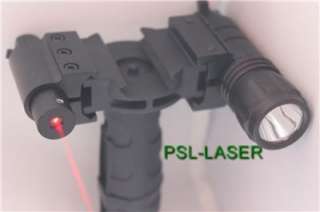 Aim Sports Vertical Grip Red Laser Flashlight Combo  