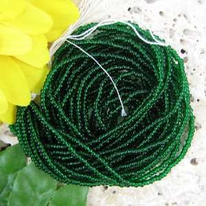  Jablonex Czech seed beads 11/0 green tr mini hank