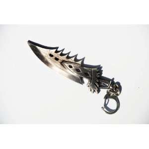 Shark Teeth Axe Blade Keychain