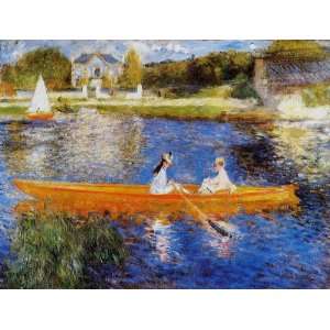  Oil Painting The Seine at Asnieres (The Skiff) Pierre 