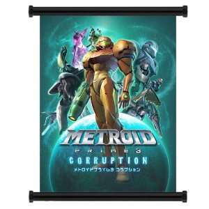  Metroid Prime 3 Corruption Game Fabric Wall Scroll Poster 
