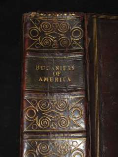 1810 Rare Book ~ Exquemelin History Buccaneers Pirates  