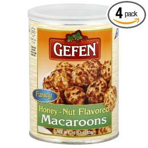 Gefen Macaroons, Honey Nut, Passover, 10 Ounce (Pack of 4)  