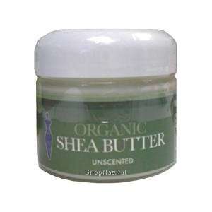  Shea Butter, Unscented, Organic, 1.7 oz. Beauty