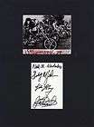 Molly Hatchet Rock Band autographs, signed album page  