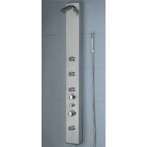 Intrepid Thermostatic Stainless Steel Shower Panel with Handspray and 