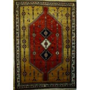  6x9 Hand Knotted Qashqai Persian Rug   610x96