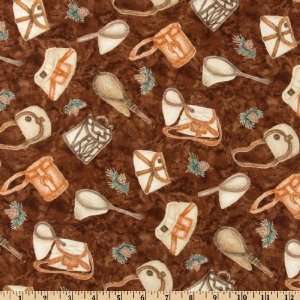   The Day Basket & Net Brown Fabric By The Yard Arts, Crafts & Sewing