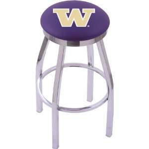  University of Washington Steel Stool with Flat Ring Logo 