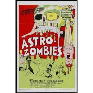  The Astro Zombies Poster Movie B 27x40